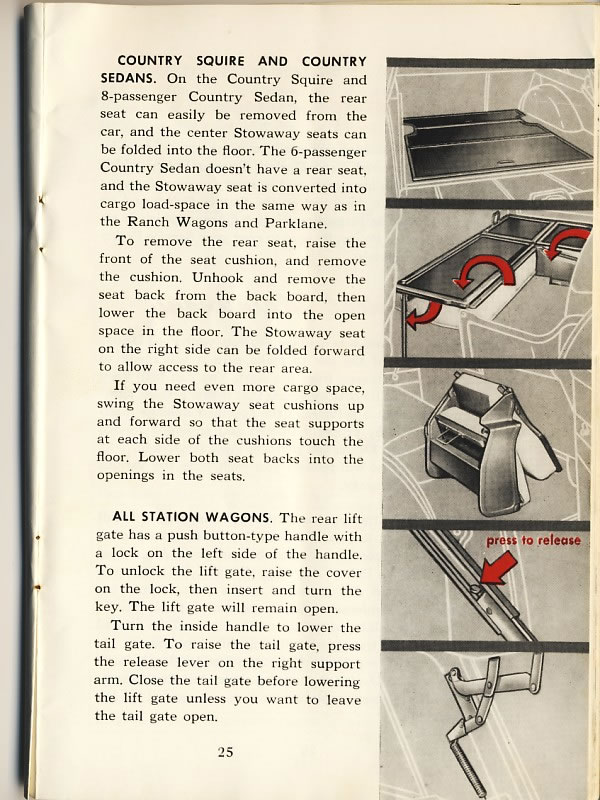1956 Ford Owners Manual Page 7